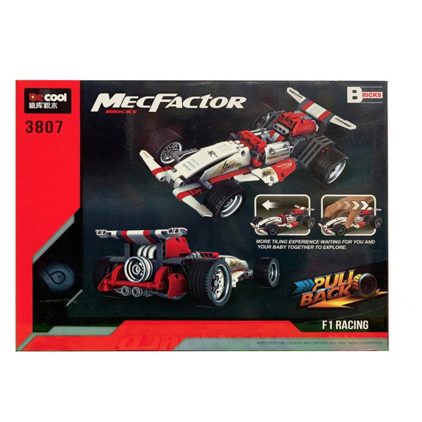 Конструктор DеСooL Technic MecFactor Формула F1 3807 377 деталей 3807 фото