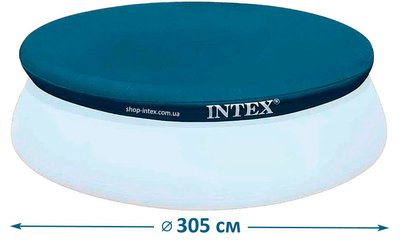 Intex 28021, тент для надувного басейну діаметром 305см 28021 фото