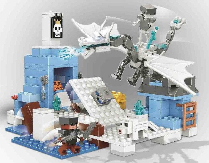 Конструктор Bela My World 11266 "Бой с ледяным драконом" 365 деталей, в коробке 11266 фото