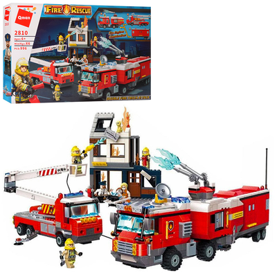 Конструктор Qman 2810 Fire Rescue “Пожежники” 996 деталей 2810 фото