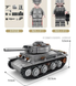 Конструктор Kazi 82051 танк Т-38 511 деталей, підсвічування, 2 фігурки військових 82051 фото 2