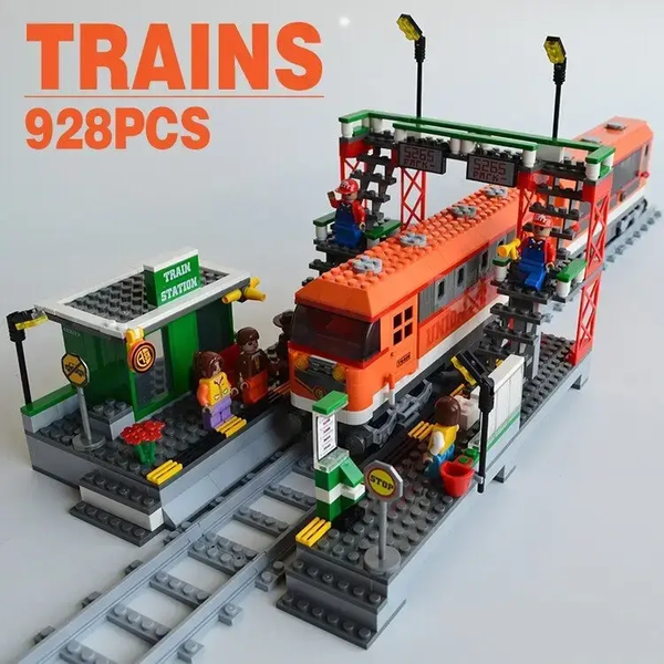 Конструктор AUSINI Trains "Станция с поездом" (928 деталей, 5 фигурок) 25110 25110 фото