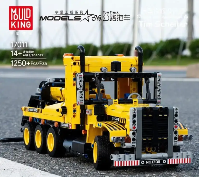 Конструктор Technic Вантажівка з лебідкою і крюком, 1250 деталей, Mould king 17011 17011 фото