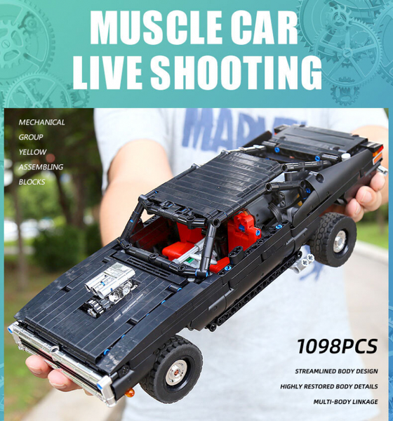 Конструктор MOULD KING Muscle Car Домініка Торетто на радіокеруванні 13081 (MOC 17750) 1098 деталей 13081 фото