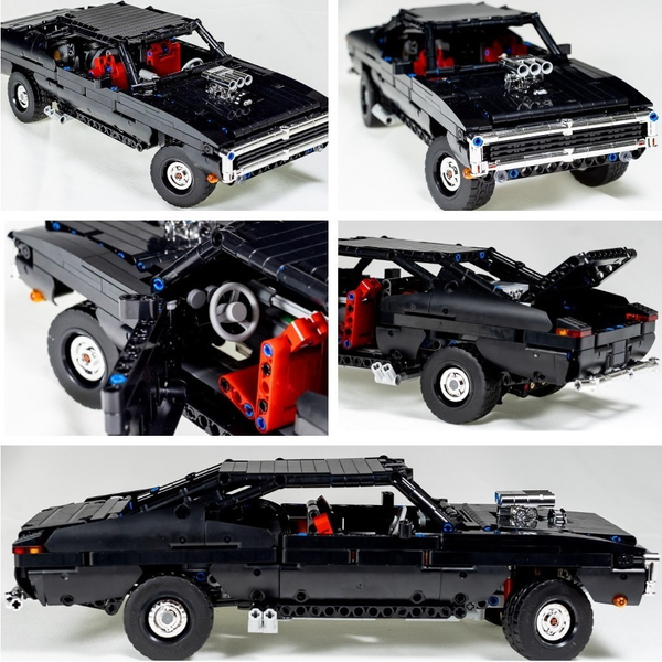 Конструктор MOULD KING Muscle Car Домініка Торетто на радіокеруванні 13081 (MOC 17750) 1098 деталей 13081 фото